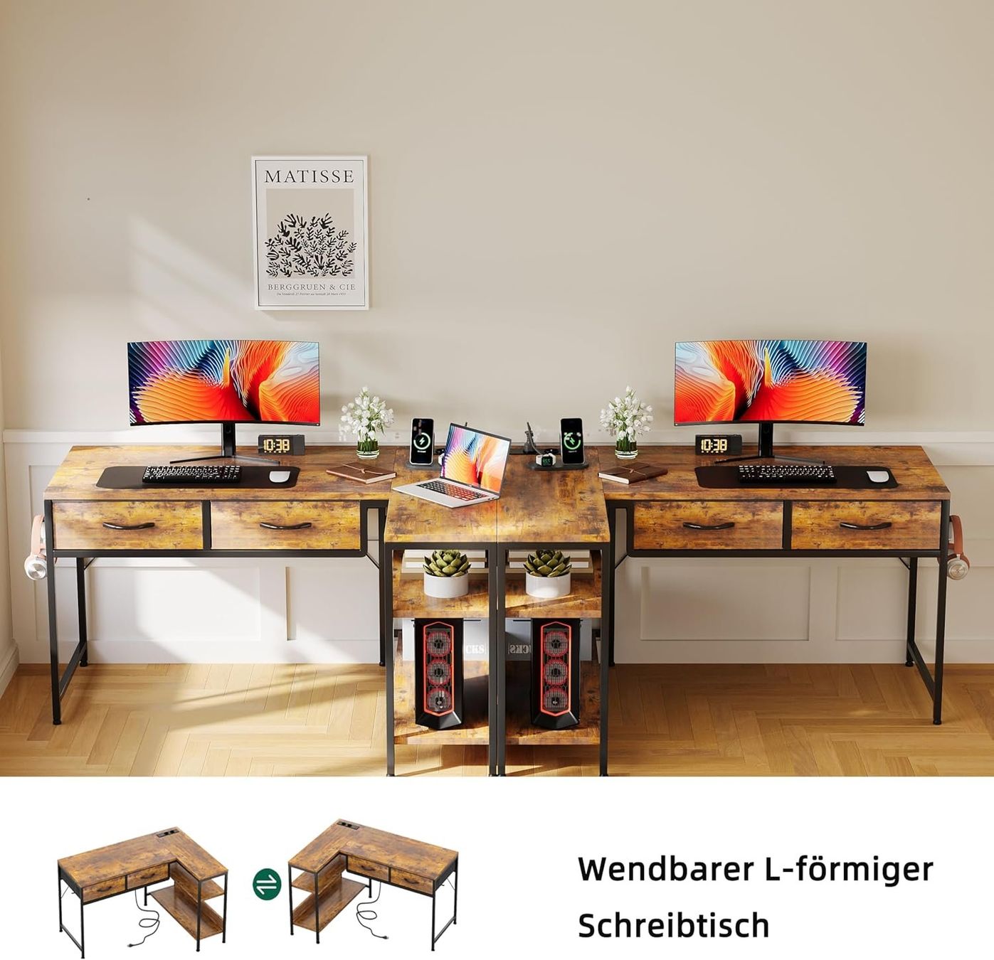 Scrivanie: Schreibtisch, Bürotisch – Nuovo (secondo la descrizione) da Sins venduto da Taschending 3