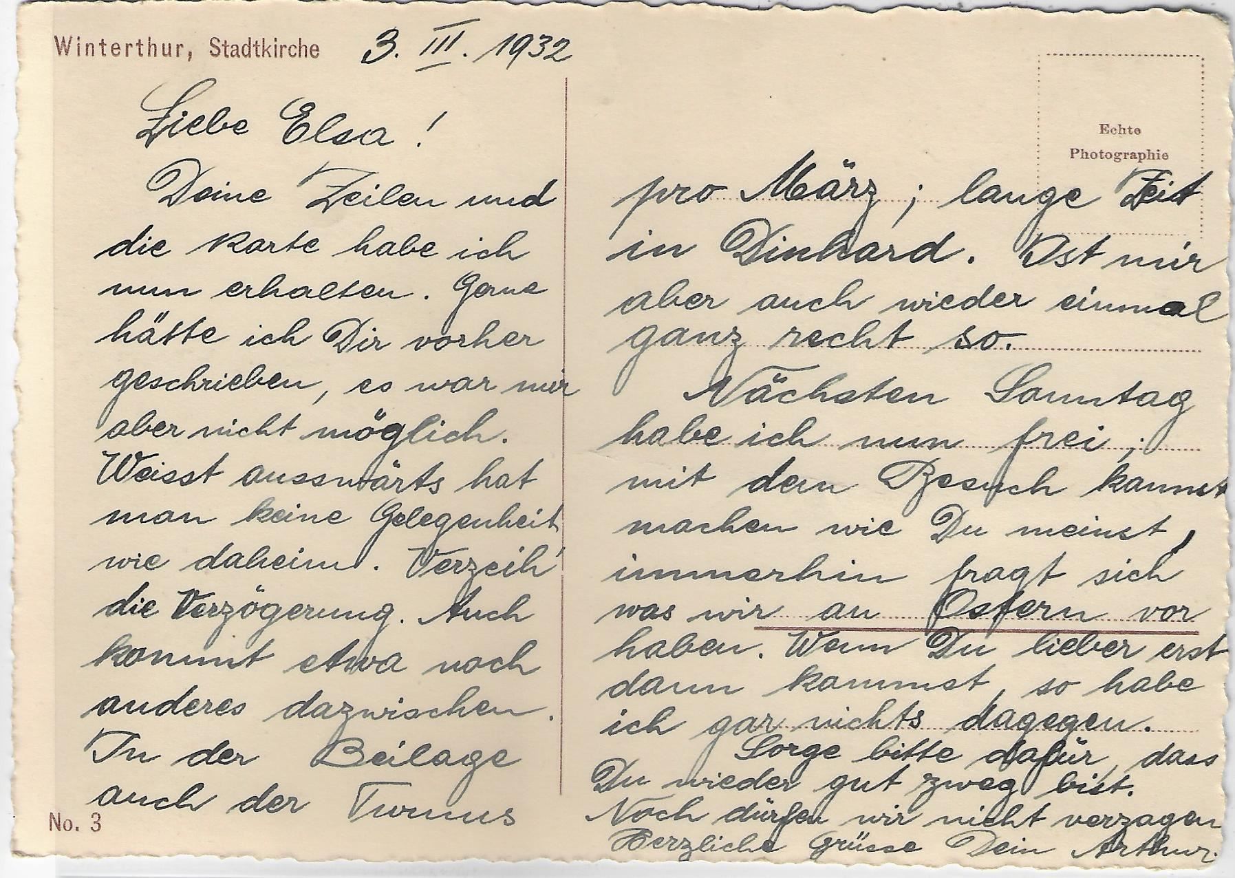 Cartes postales: Winterthur - Stadtkirche – D'occasion à Ettingen par Kartenplanet 1