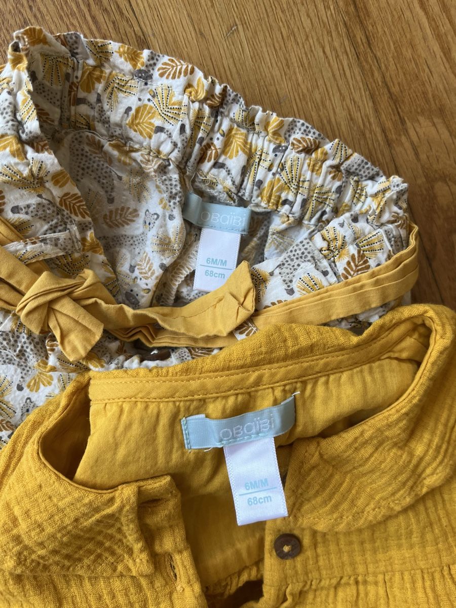 Okaidi Lotti & Set di vestiti: Completo 68 cm – Usato da Lausanne venduto da picola29 2