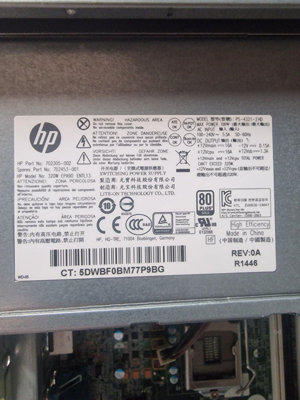 Hewlett Packard PC: HP 800 G1 TWR – Usato da Münsingen venduto da tim_2xql 2