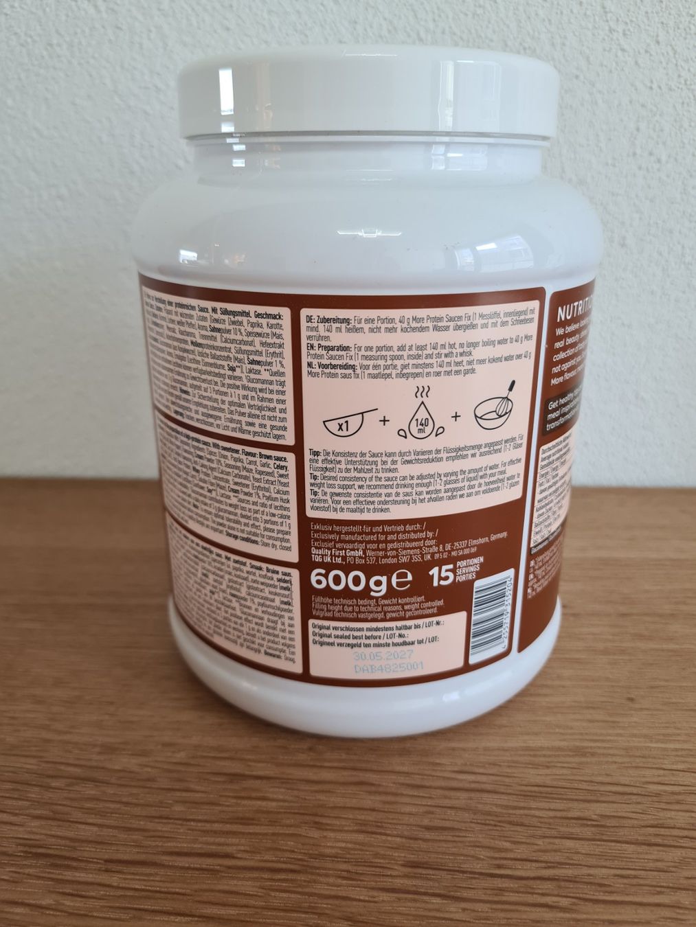 More Nutrition Cibi & Specialità: More Protein Saucen Fix Braune Sauce – Usato da Emmenbrücke venduto da Si_8 1