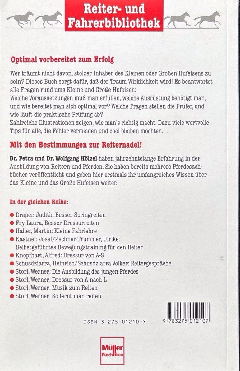 Libri: Das Kleine und das Grosse Hufeisen – Nuovo (secondo la descrizione) da Sarnen venduto da Livres 1
