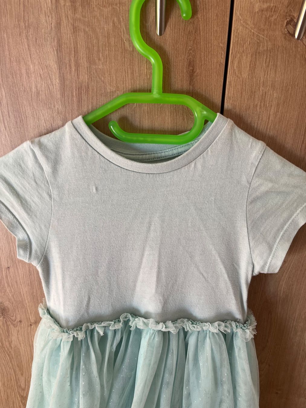 Vestiti & Gonne: hellgrünes Kleid mit glitzerndem Tutu, Größe 98 – Usato da Umiken venduto da deb_57xk 1