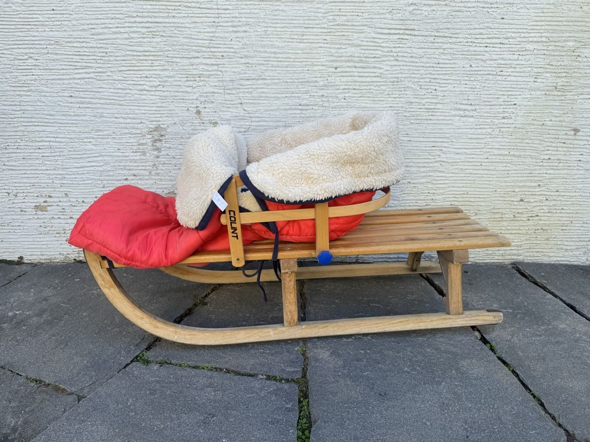 Slitta: Davoser Schlitten inkl. Wintersack – Usato da Oberrieden venduto da Anirahtak 1
