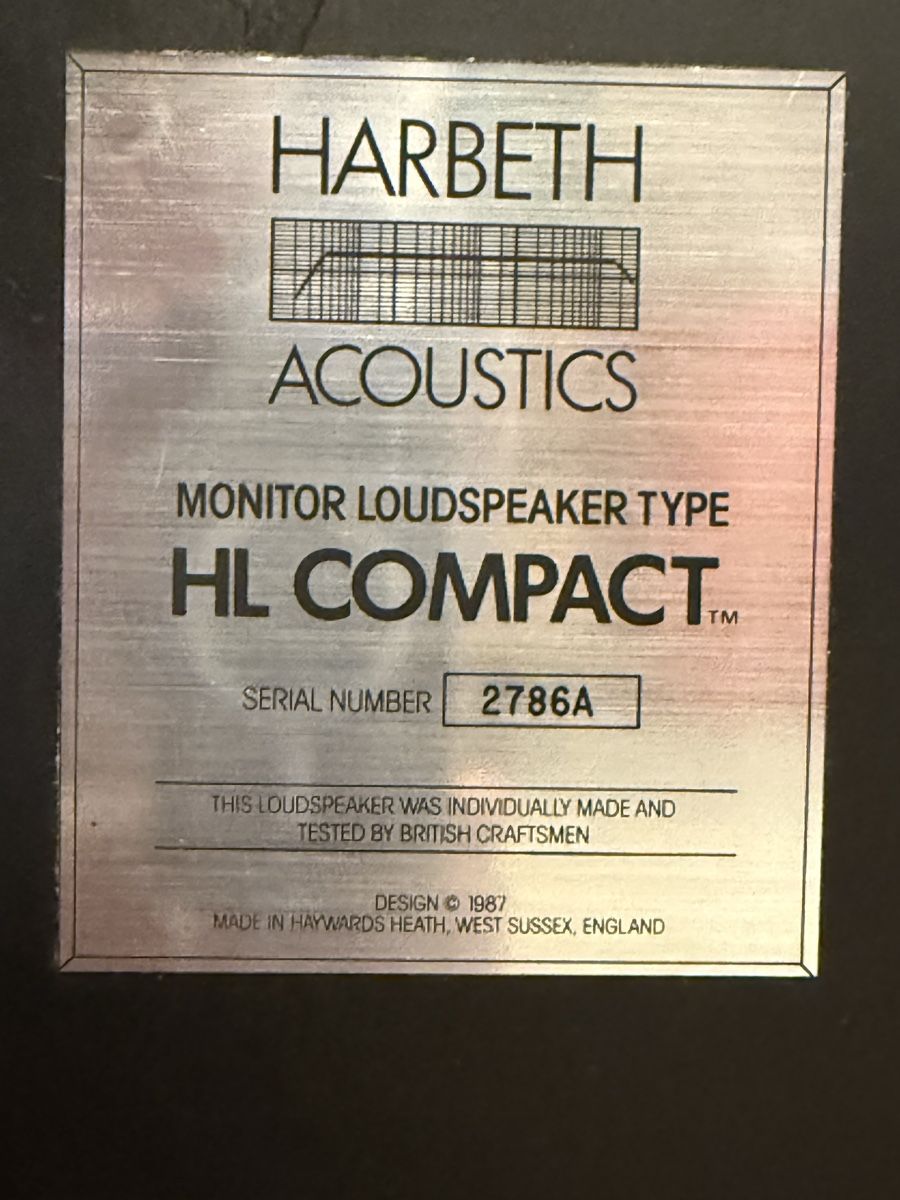 Harbeth Casse acustiche: Harbeth HL Compact 1987 – Usato da Gümligen venduto da glurin 2