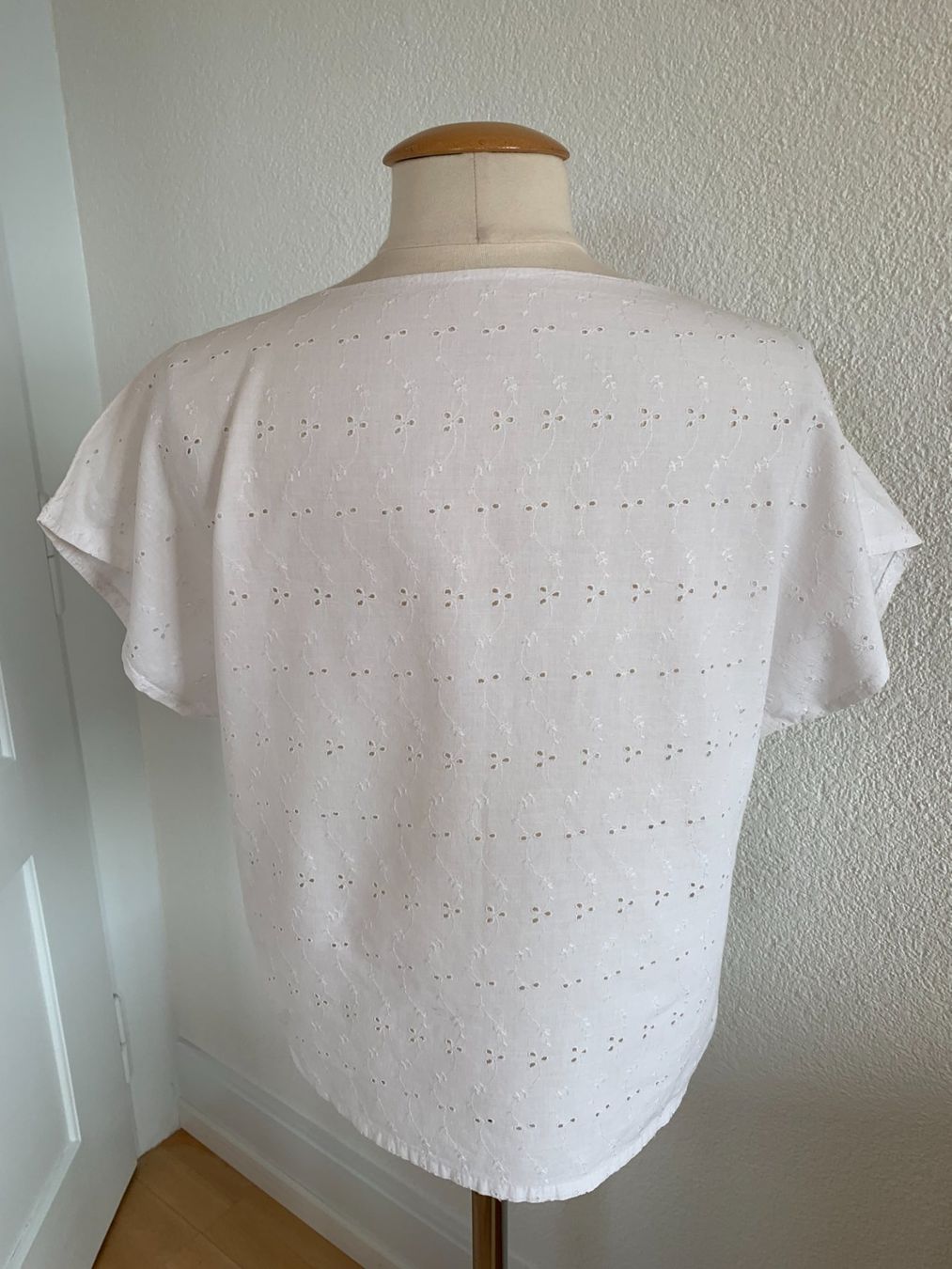 Camicette: weisse Vintage Bluse in Gr. L – Usato da Worb venduto da farben20zauber 3