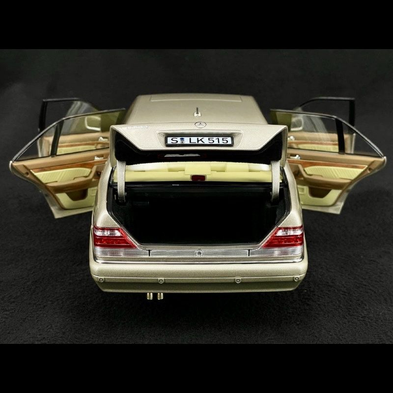 Mercedes-Benz Modellautos: MERCEDES-BENZ S600 V12 W140 1997 MASSSTAB 1:18 – Neu und originalverpackt aus Erlenbach im Simmental von Model_box 7