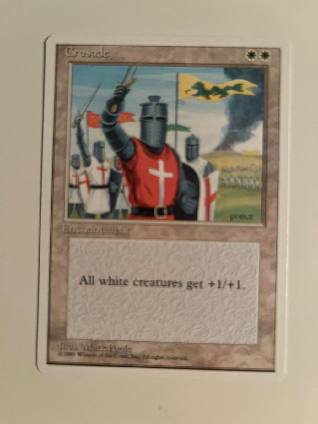 Magic The Gathering Carte collezionabili: 1 x Crusade - Magic: The Gathering - MtG – Usato da Kriens venduto da Shadi1980