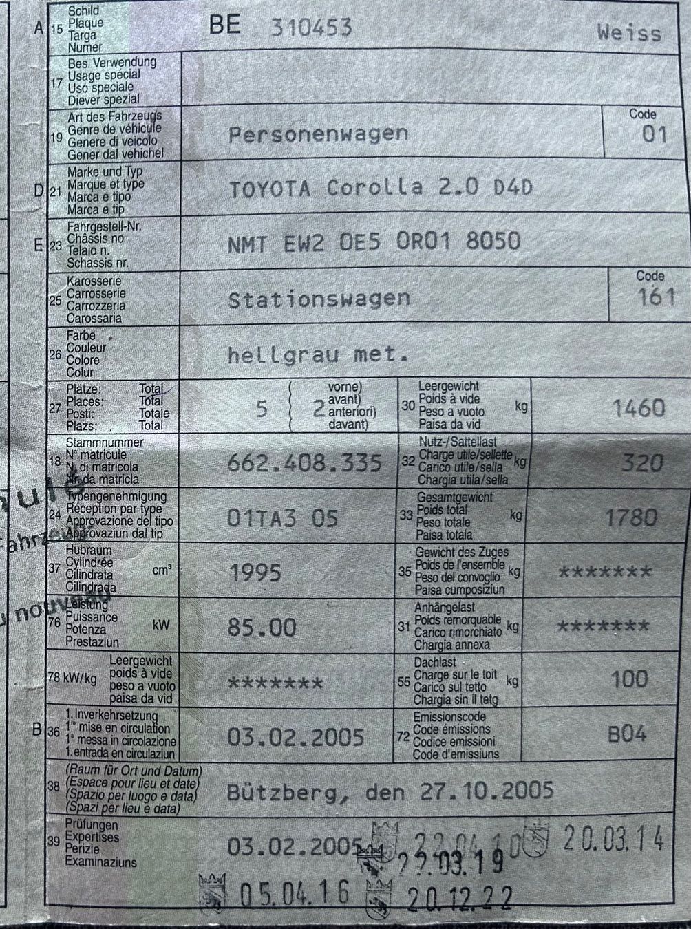 Toyota Automobili: Toyota Corolla Kombi – Usato da Oensingen venduto da anli02 9