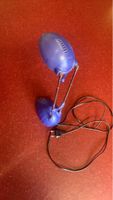 Schreibtischlampe blau verstellbar