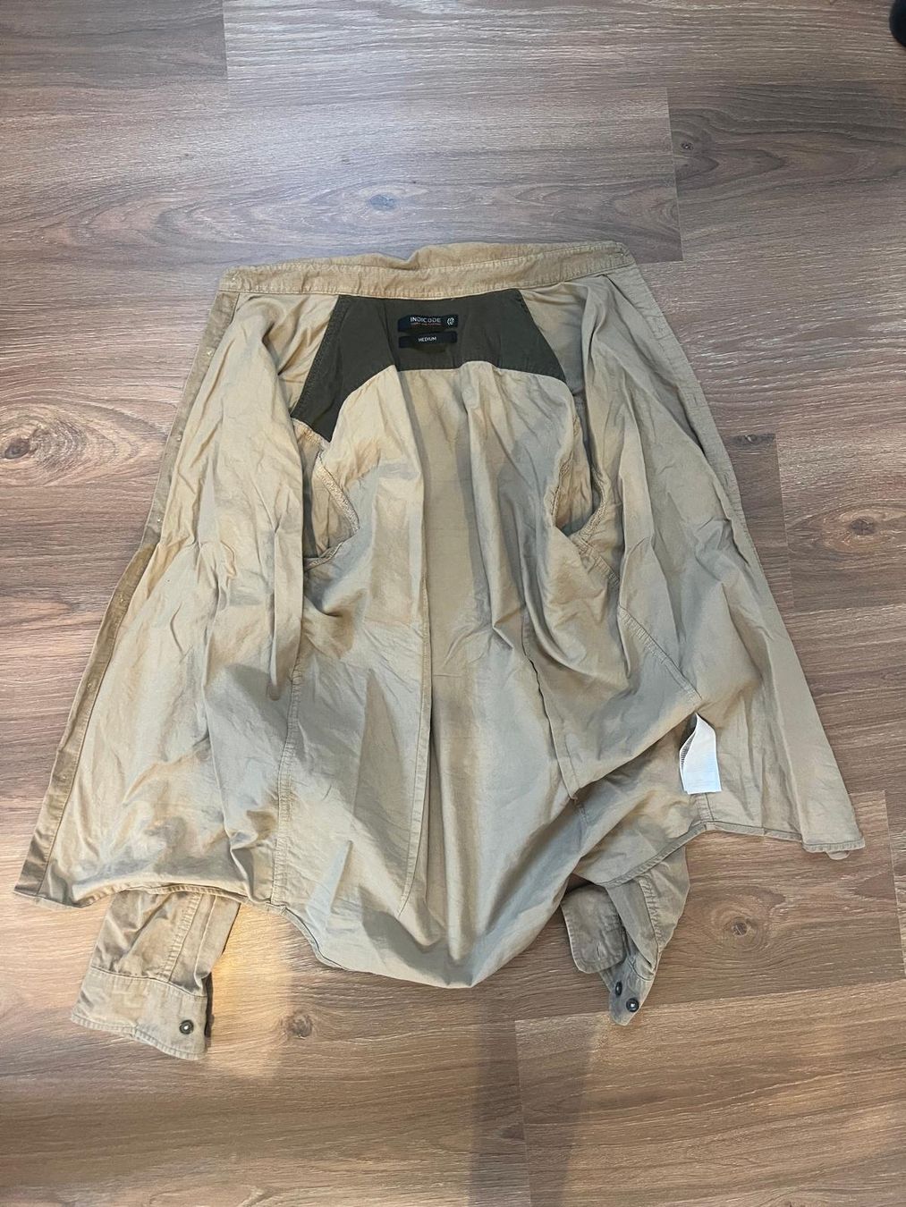 Camicie: Chemise Indicode kaki – Usato da Môtiers NE venduto da ElGreco3099 1