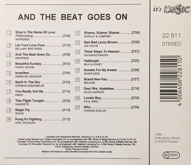 CDs: And the beat goes on - No. 1 Hits – Gebraucht aus Grüningen von azulgris 1
