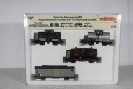 Märklin 4786 SBB Historische Güterwagen um 1930