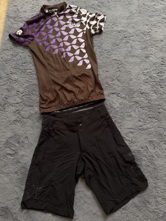 Maloja cycling jersey and shorts used