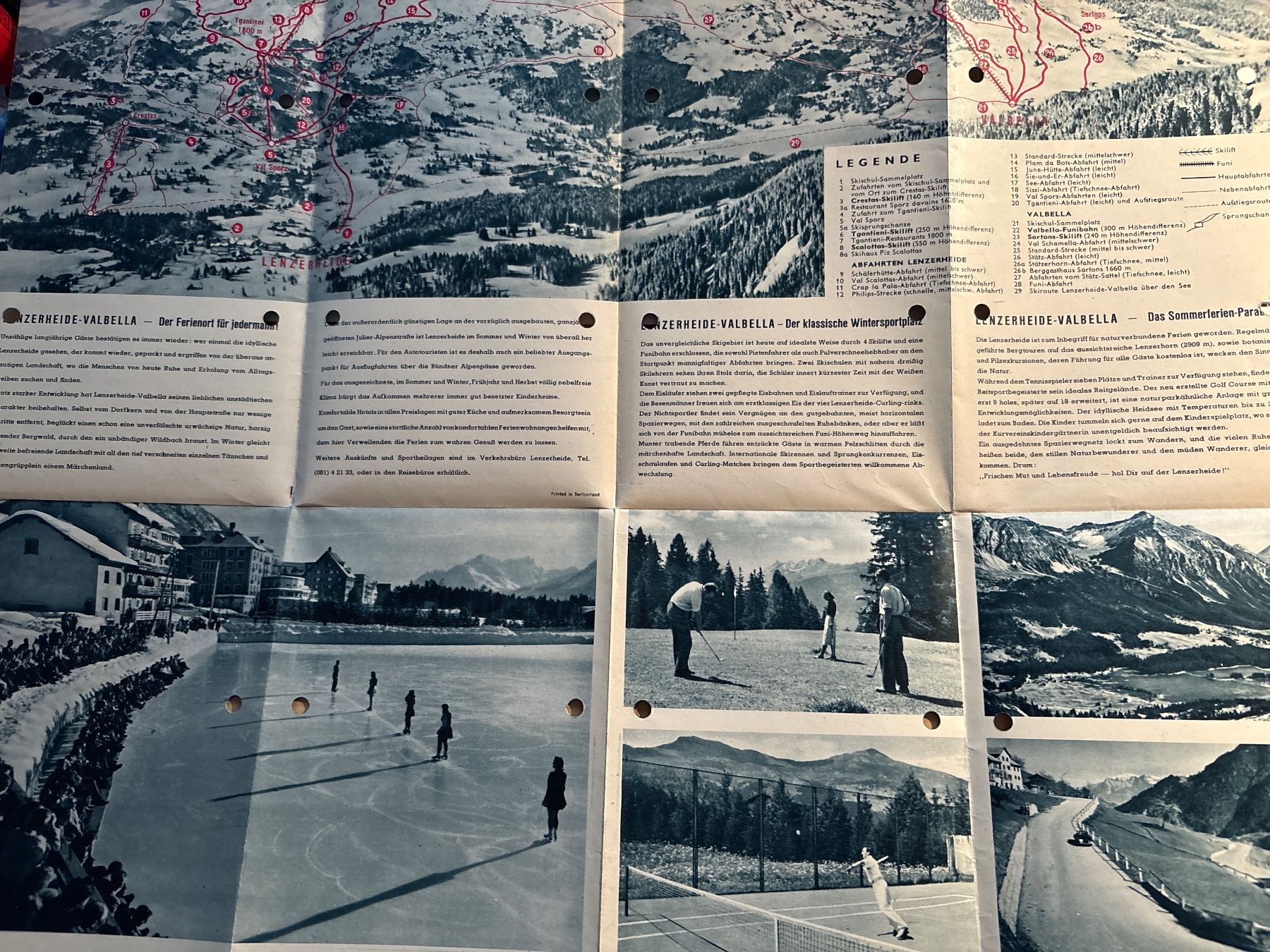 Documenti: antiker Prospekt Graubünden Valbella/Lenzerheide – Usato da Ibach venduto da lisch3 3