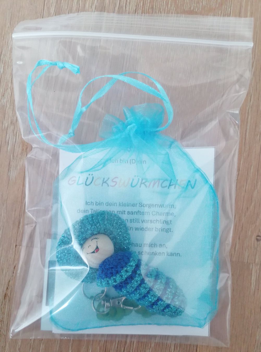 Tutte le decorazioni: Handgemacht Glückswürmchen 6 Stück Blau – Nuovo e nell'imballaggio originale da Rümlang venduto da TRICE67 4