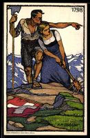Schweizer Bundesfeier 1913, Liebespaar a
