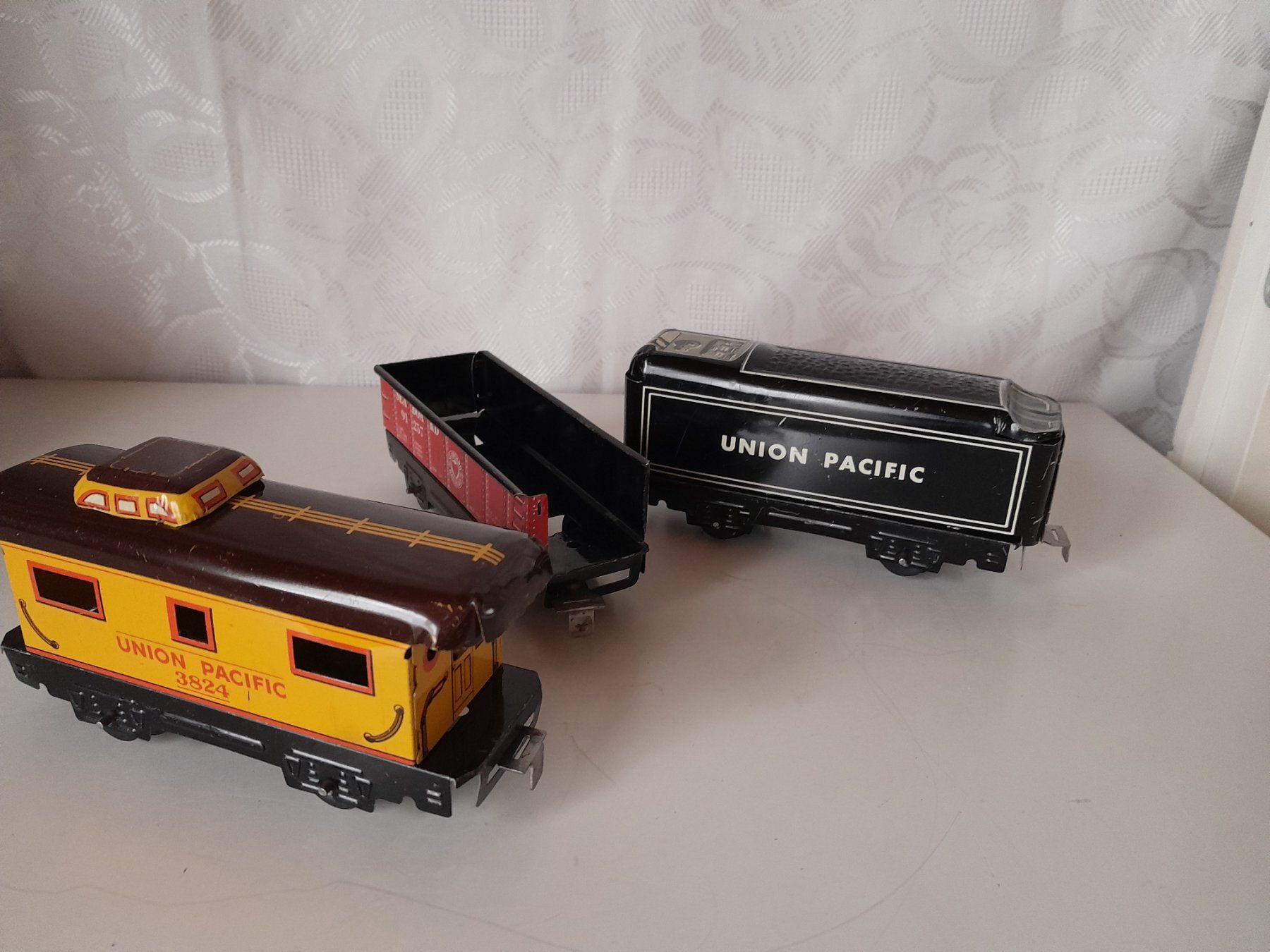 Modellini di ferrovie: Mechanical Eisenbahn-Set vom Marx, USA 1977 + Geschenk – Usato da Schwarzenbach SG venduto da utschu09 5
