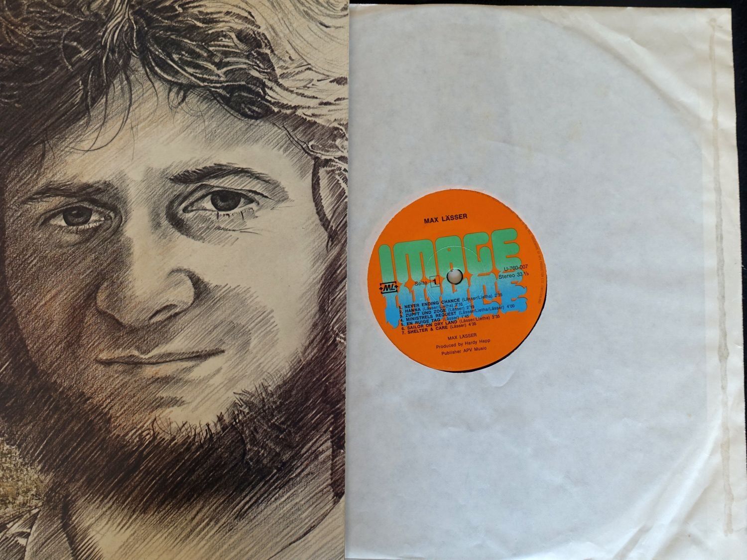 Dischi in vinile: LP Max Lässer. Songs. Image 1976 – Usato da Gutenswil venduto da Optico 1