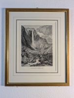 Faulenbachfall Erstfeld – Original-Holzstich nach A. Closs
