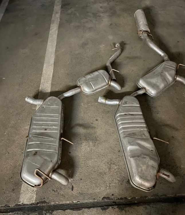 Edex Muffler End Pot Exhaust For Opel Vectra C Caravan – 2.2 Direct / 3.2 V6 – Dual Outlet, Clamp-On