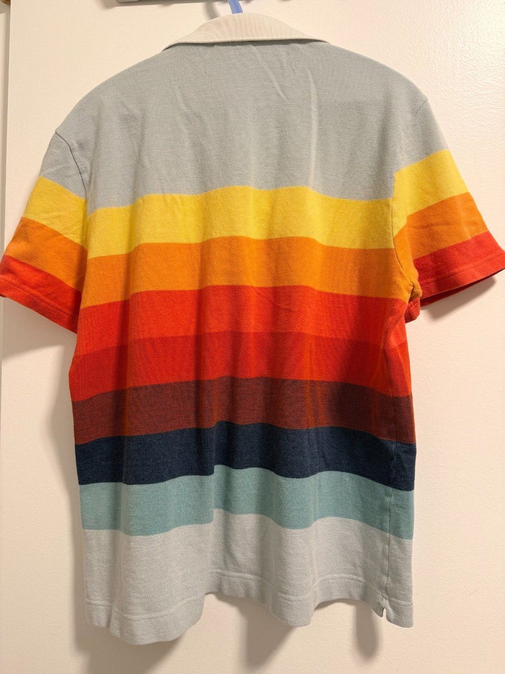 Magliette Polo: Lacoste Polo Homme Multicolore Rayures Taille 5 – Usato da Attalens venduto da LabelsPrives 1