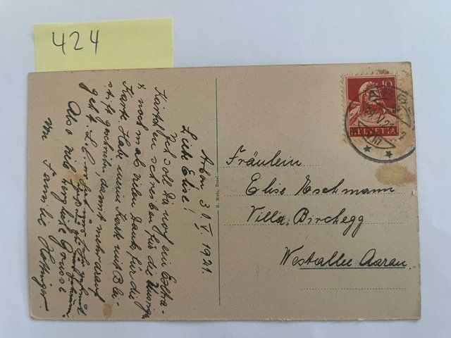 Cartes postales: Ansichtskarte Arbon 1921 – D'occasion à Niederwil AG par dahu75 1