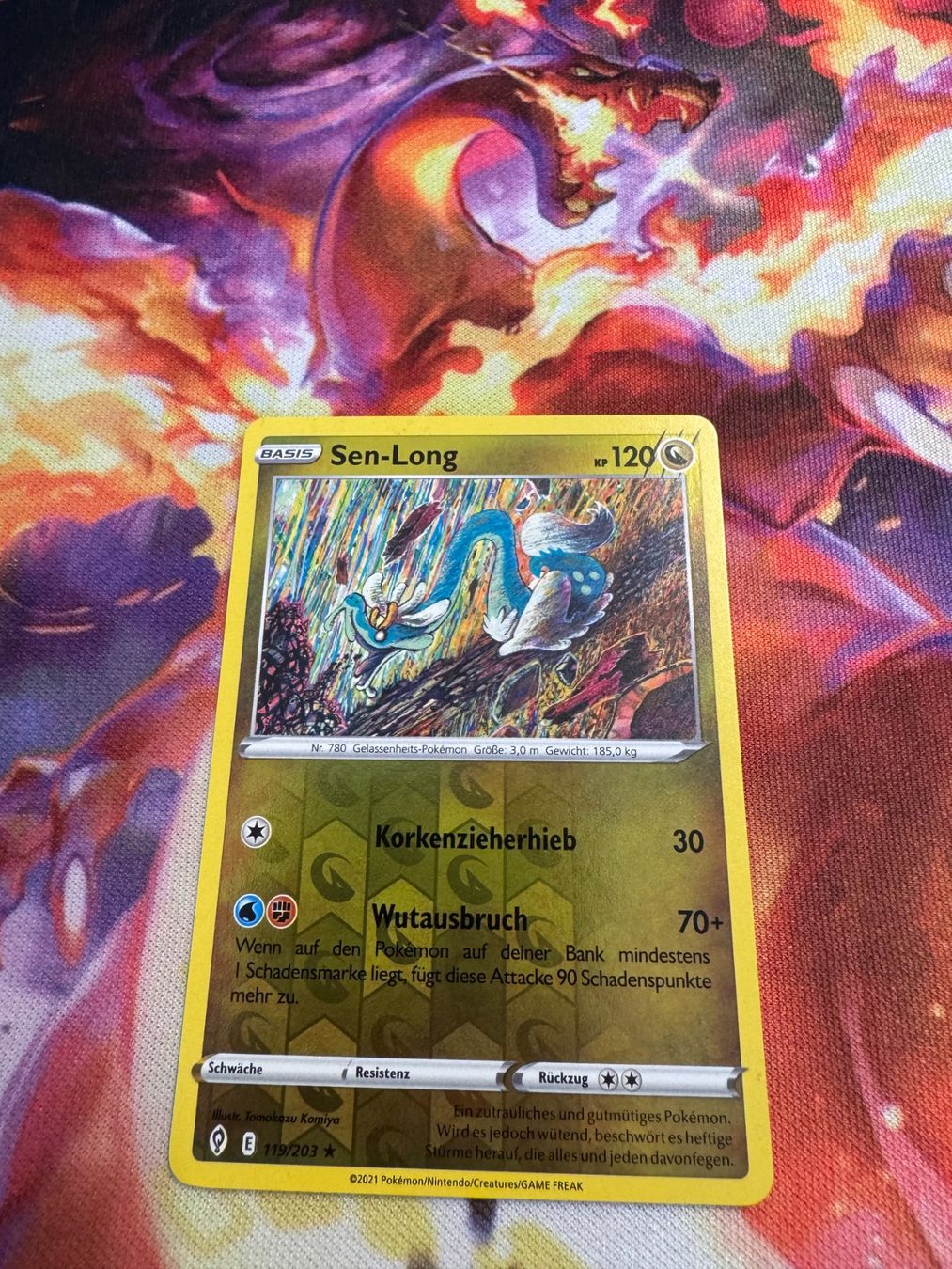 Pokémon Sammelbilder & Trading cards: Sen-Long (EVS 119) / Reverse Holo / Drachenwandel – Neu (gemäss Beschreibung) aus Bülach von CherryBlu