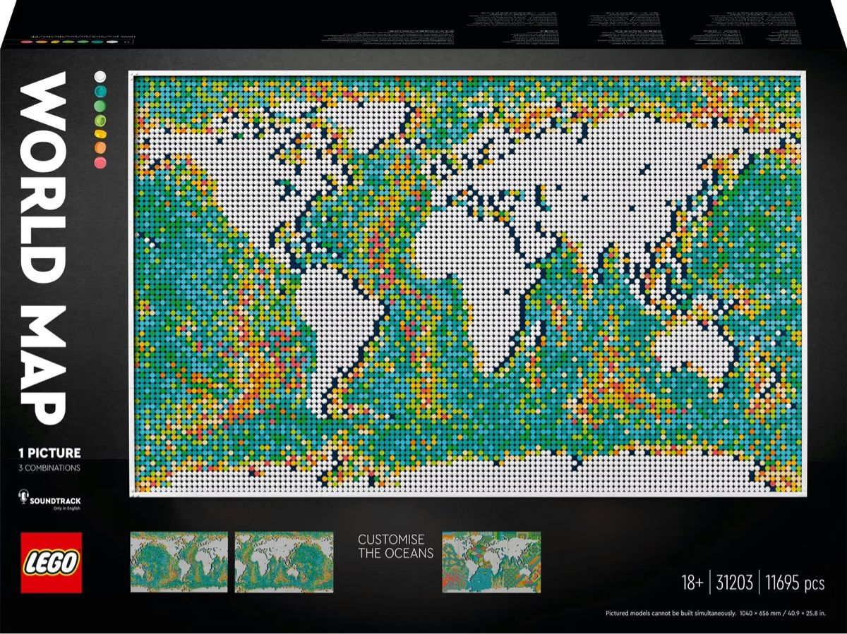 Lego Jeux de construction: LEGO World Map Wandbild – D'occasion à Kerns par Tamarahaas98 1