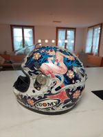 SUOMY Motorradhelm mit Tintenfisch & Meerjungfrau
