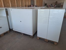 6x Schiebetürschrank Blechschrank Büro / Bigla/ Lista/ Sara