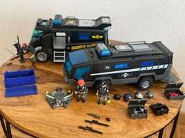 Playmobil SEK-Set mit 2 Trucks und viel Zubehör