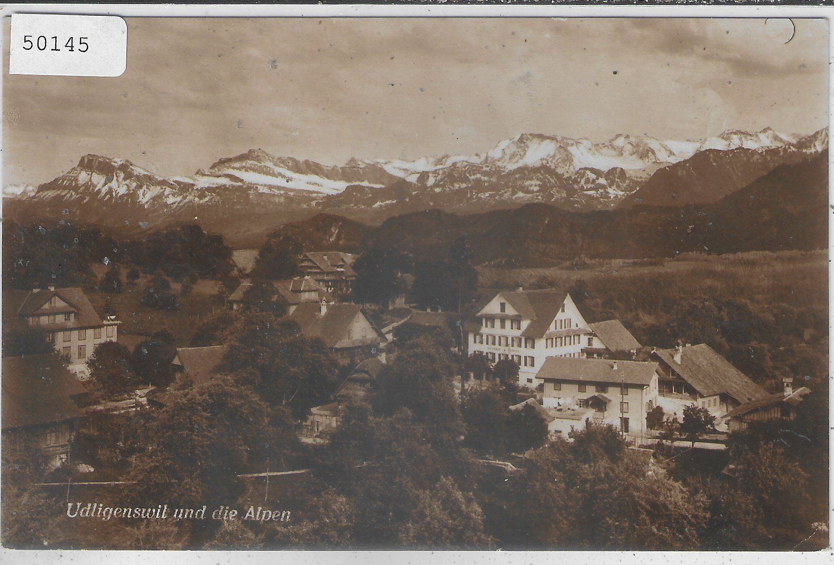 Ansichtskarten: Udligenswil und die Alpen – Gebraucht aus Ettingen von Kartenplanet
