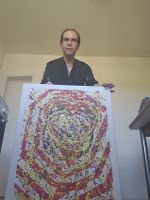 Tableau Abstrait Unique - Art Contemporain Suisse!