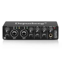 Audio-Interface Depusheng Soundkarte Überwachung E-Gitarre