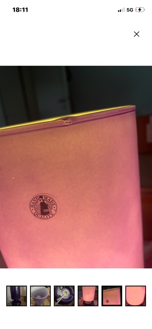 Ikea Lampade: Ikea lykta tischlampe violett – Usato da Dübendorf venduto da rocki07 4