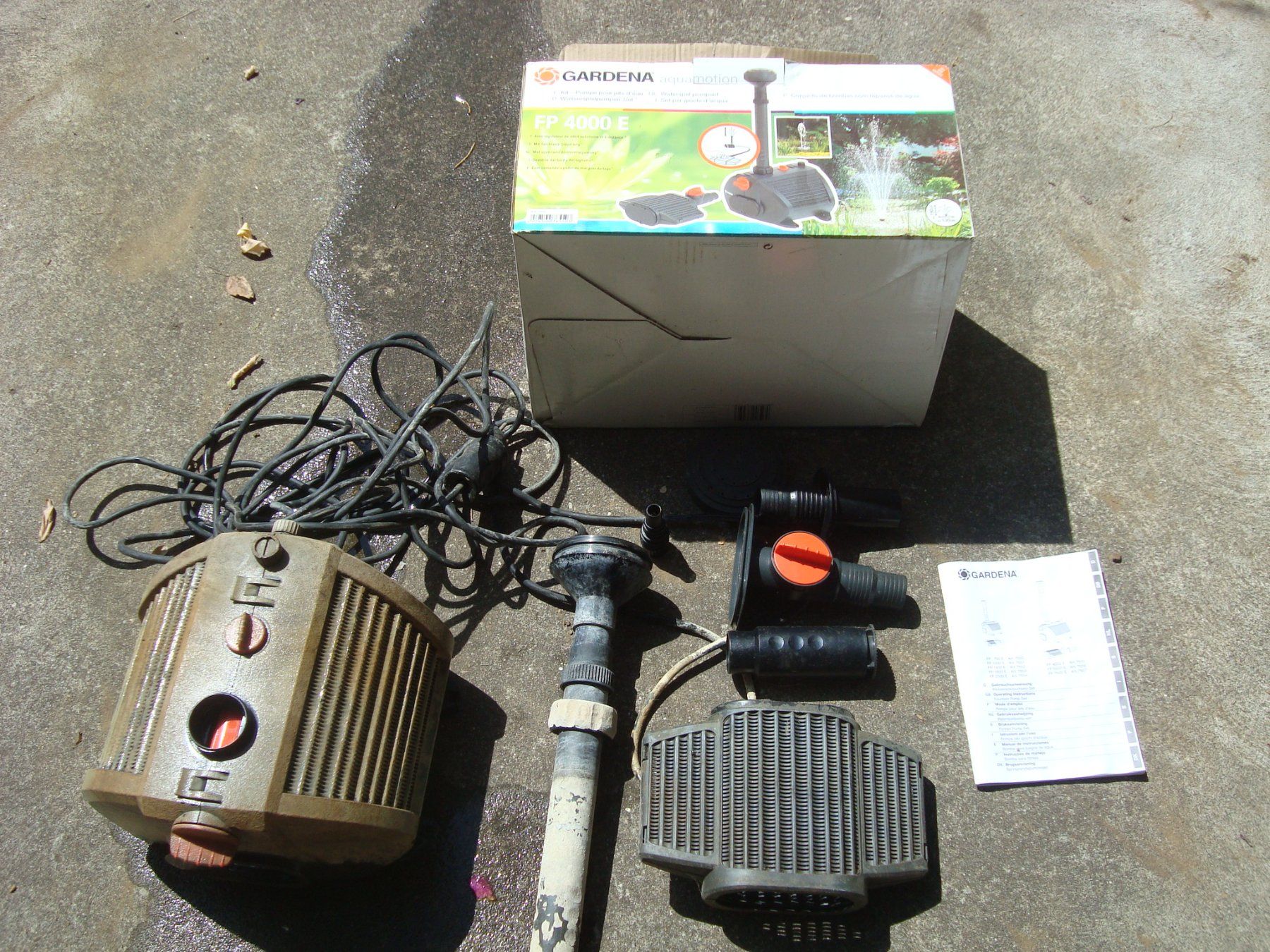 Gardena Pompes et pièces: Gardena Wasserspielpumpen Set – D'occasion à Tegerfelden par Hondamona
