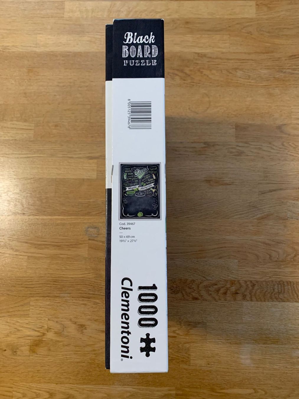 Clementoni Puzzles: Clementoni; Puzzle "Black Board" / 1000-teilig – Gebraucht aus Boniswil von Totomat-Lady2 4