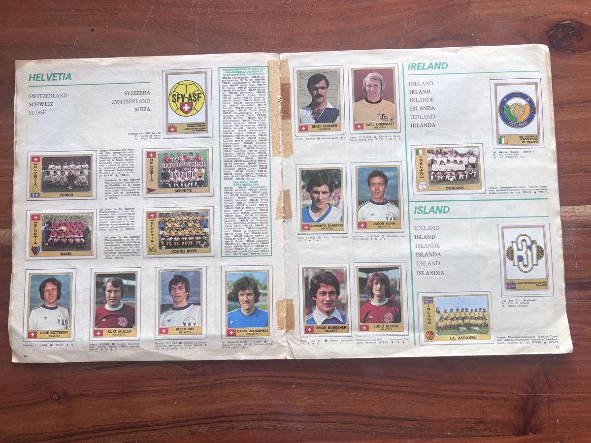 Panini Alben: Panini Fussball Euro 76/77 – Gebraucht aus Rümlang von rue_flohmi 4