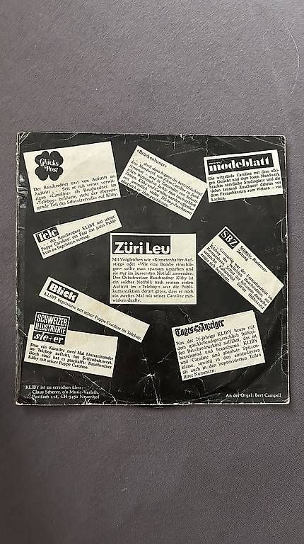 Schallplatten: single kliby & caroline – Gebraucht aus Basel von mentaltrap 1