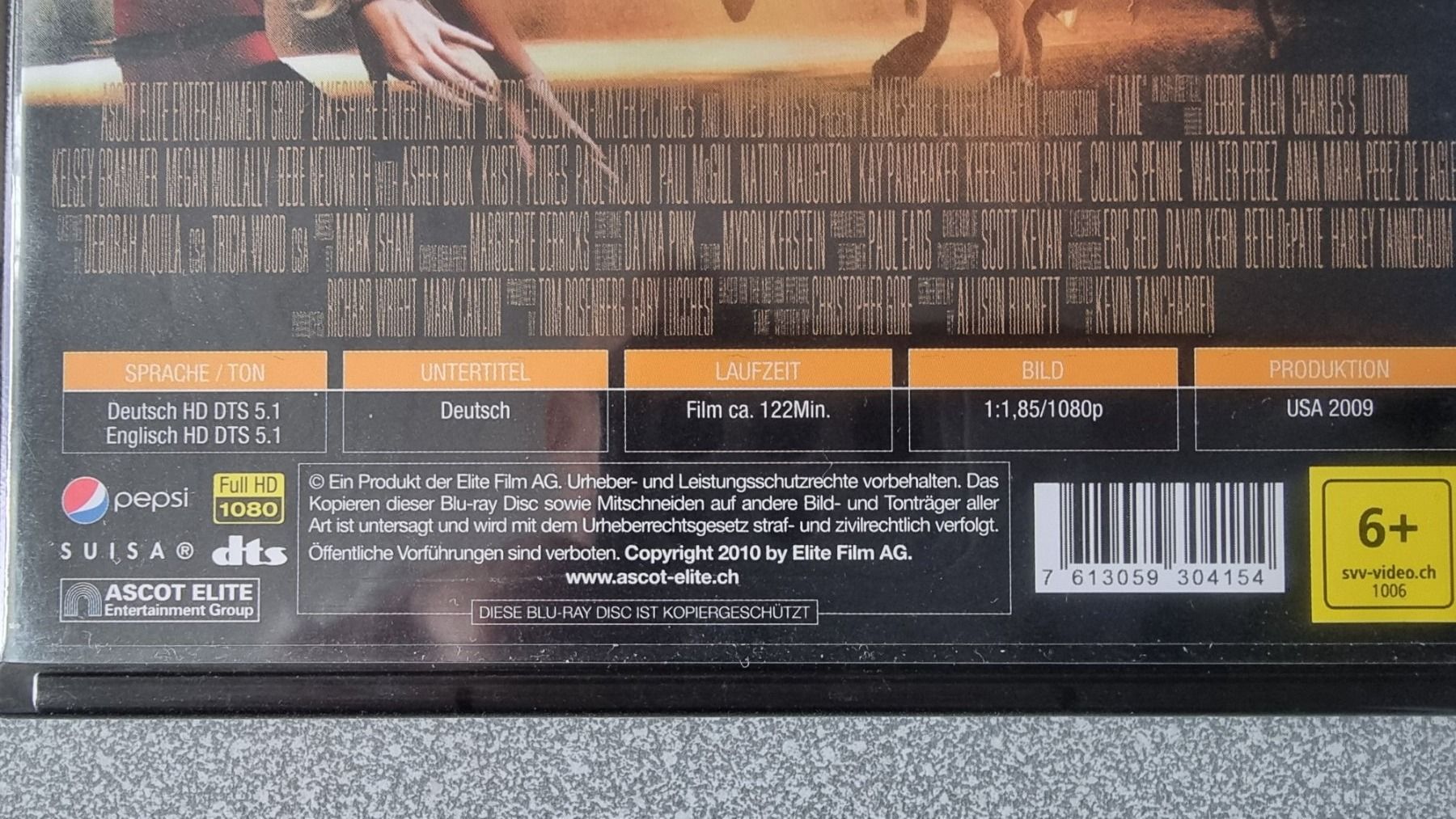 Tous les DVDs: Blu Ray - Fame – D'occasion à Oetwil am See par fineli2 1