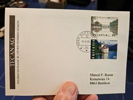 9.9.99 um 9 auf Brief mit Adresse 2.--
