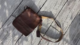 vintage aunts & uncle Anhängetasche Leder