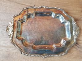Antike englische Platte Roberts and Belk um 1900 - 930Gramm