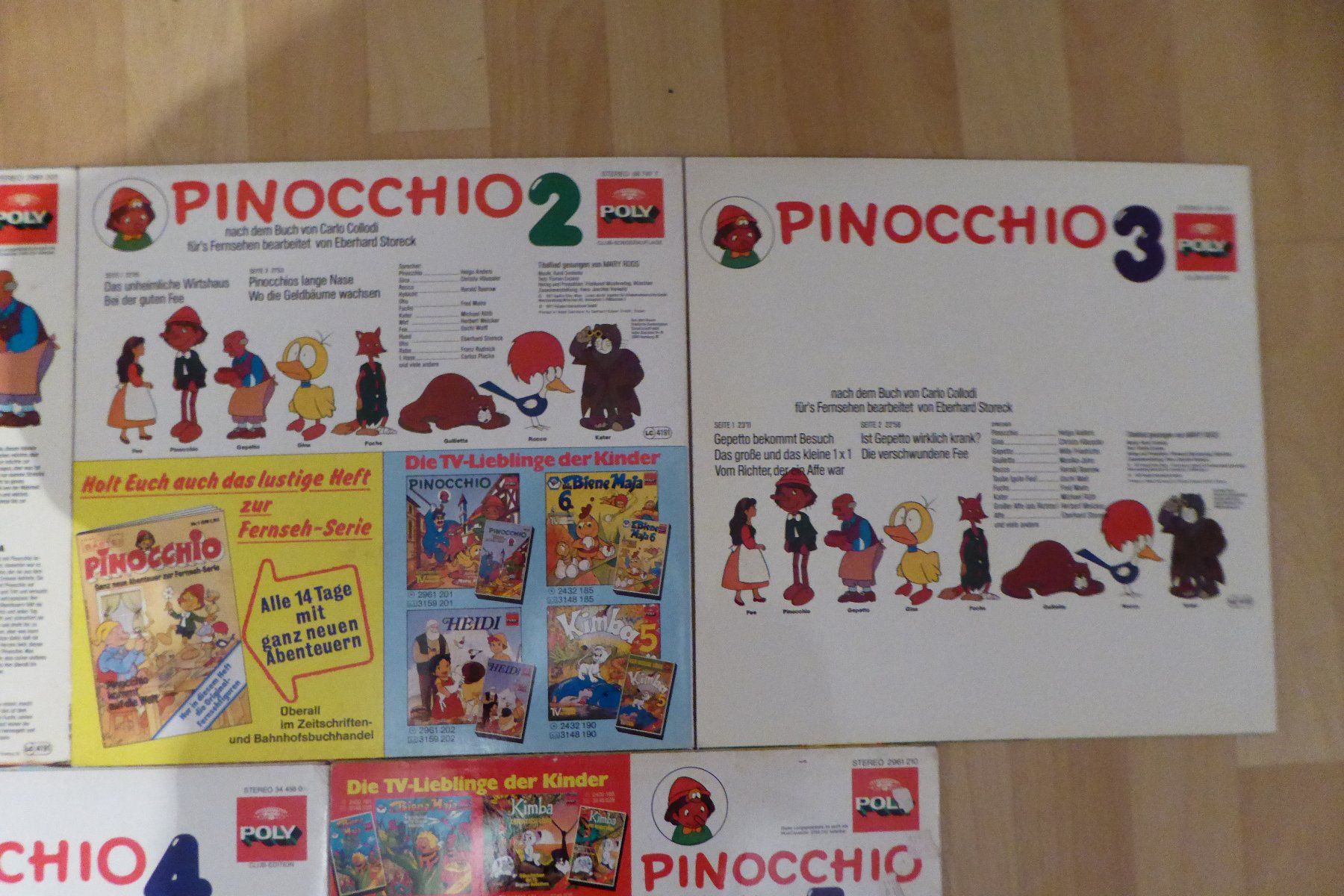 Dischi in vinile: 5x LP Pinocchio Poly Kinder – Usato da Allschwil venduto da Summelsarium 2