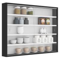 Hängevitrine, Sammlervitrine mit Schiebetüren, Schaukasten