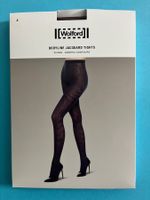 Wolford BODYLINE JACQUARD TIGHTS, Grösse S, Farbe Port Royal