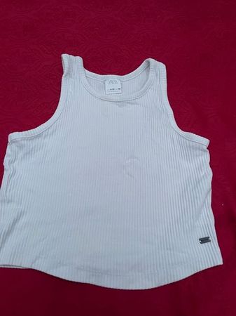 Mädchen Zara Top weiss 9-10 (140)