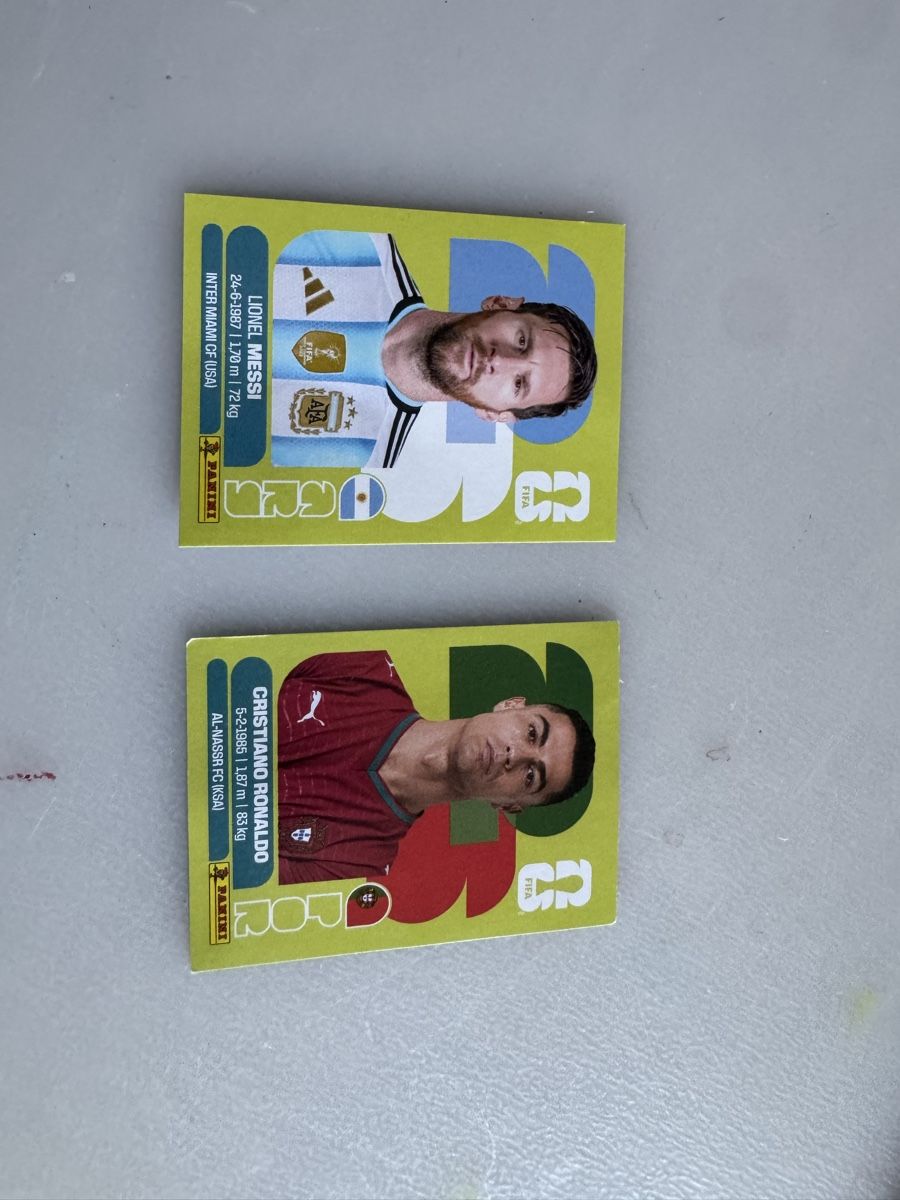Panini Sammelbilder & Trading cards: Panini Ronaldo & Messi – Neu (gemäss Beschreibung) aus Zürich von Dfroeschli