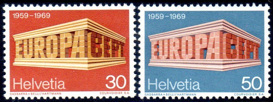 Tutti i francobolli: EUROPAMARKEN 1969 ** POSTFRISCH ** - TH6 – Nuovo (secondo la descrizione) da Losone venduto da EM2019